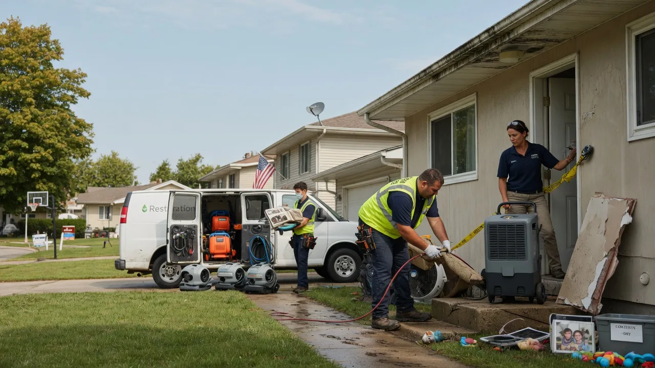 Water Damage Restoration in New Lebanon, OH near me